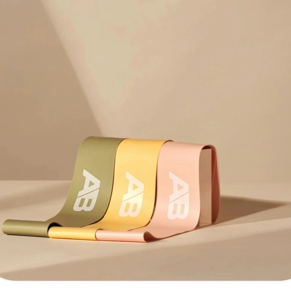 Resistance Bands Set - Pink, Yellow, Green - Picture 2 of 3